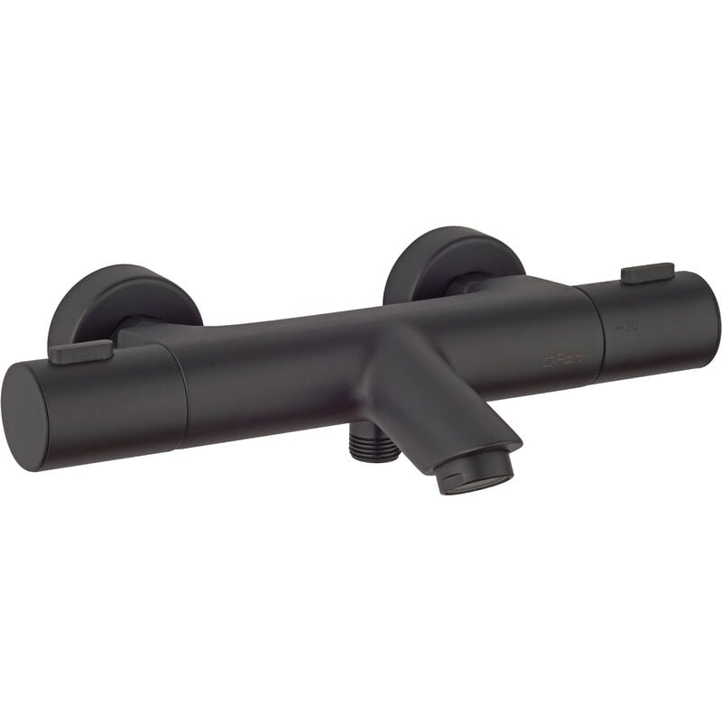 Mitigeur bain douche thermostatique Ruby Black