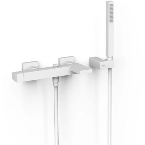 Mitigeur bain Douchette à main anticalcaire avec support orientable et flexible. - TRES 20217001BM