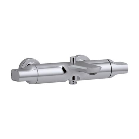 MITIGEUR BAIN ET DOUCHE ALEO THERMOSTATIQUE SUR MUR CHROME