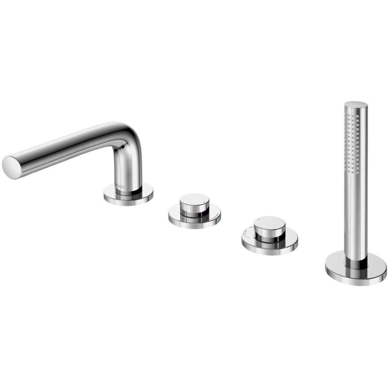 Keuco - Edition 400 - Mitigeur au bord de baignoire, installation 4 trous, chrome 51530010100