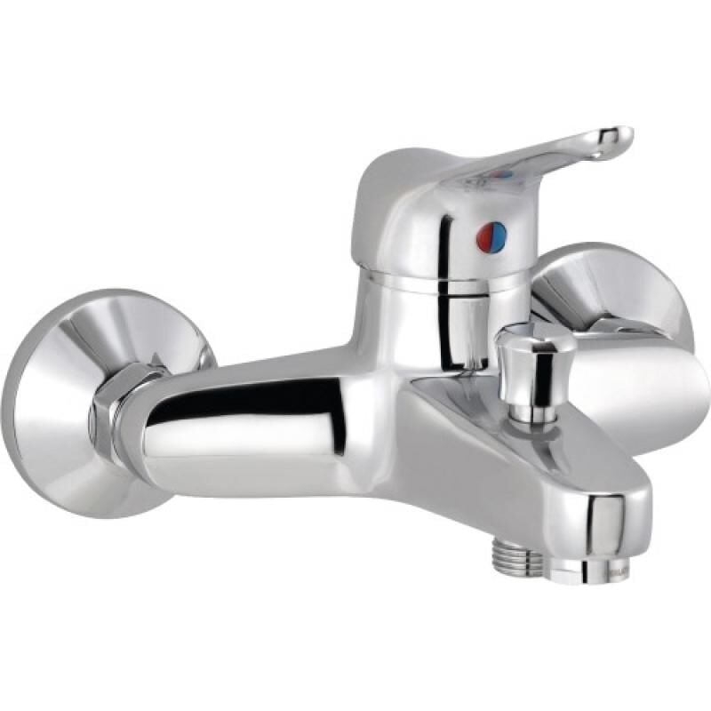 Mitigeur bain/douche Dilos entraxe 150 mm chromé - paini