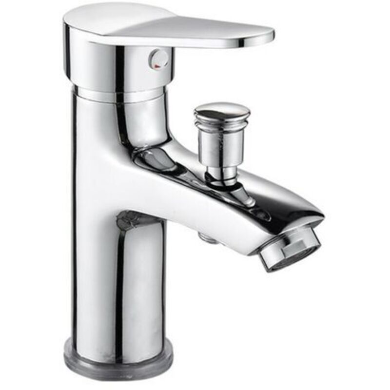 Mitigeur Bains/Douche, Monotrou Chromé,Mitigeur monocommande Bain
