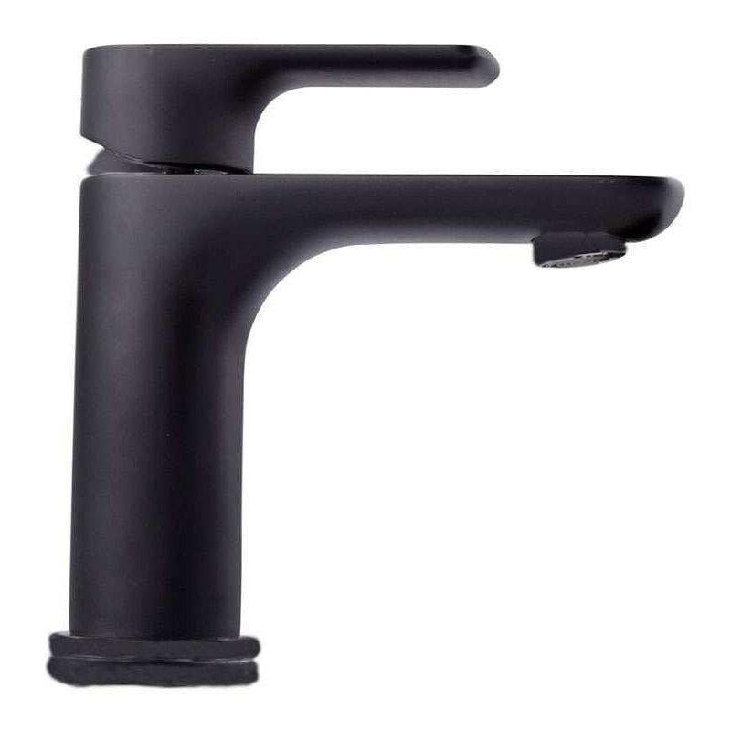 

Lowy - Grifo mezclador para lavabo (latón), color negro mate