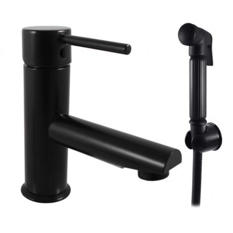 Mitigeur bidet avec douchette SEINA en laiton noir