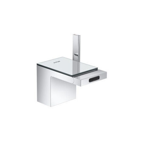 mitigeur bidet, bonde push-open chromée/miroir