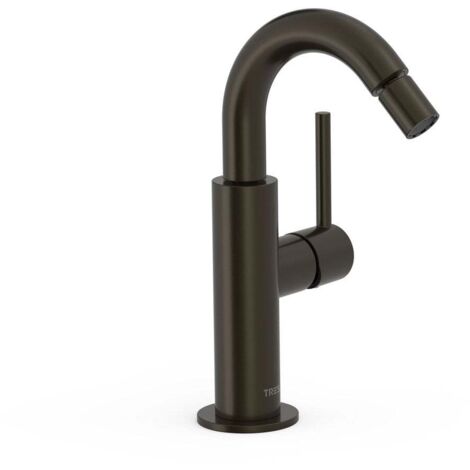 Mitigeur bidet Noir métallisé brossé - TRES 26222402KMB