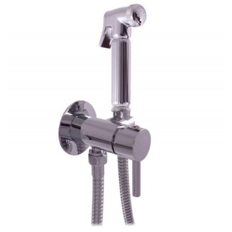 Mitigeur bidet ou WC encastrable SEINA avec douchette en laiton chromé