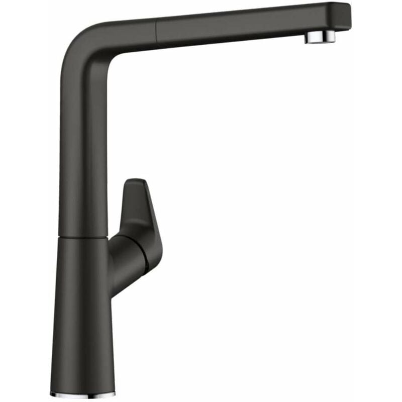 Blanco - Avona s - Mitigeur d'évier avec bec extractible, noir 526170