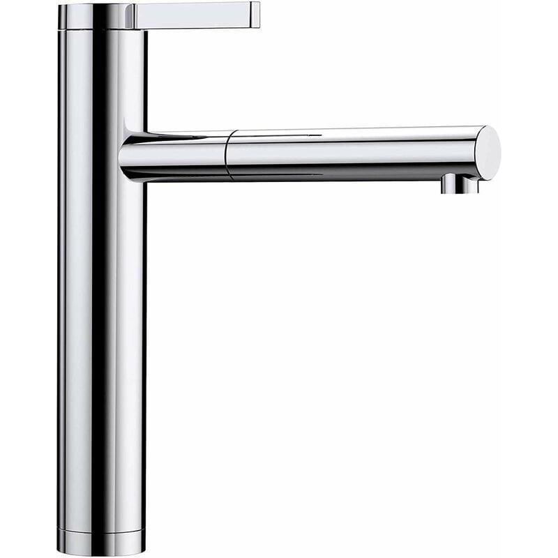 Blanco - Linee s - Mitigeur d'évier avec douchette extractible, chrome 517591
