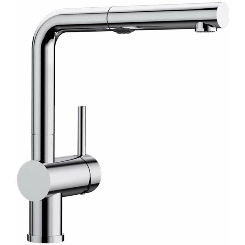 Blanco Linus S - Mitigeur d'évier avec douchette extractible, chrome 518406