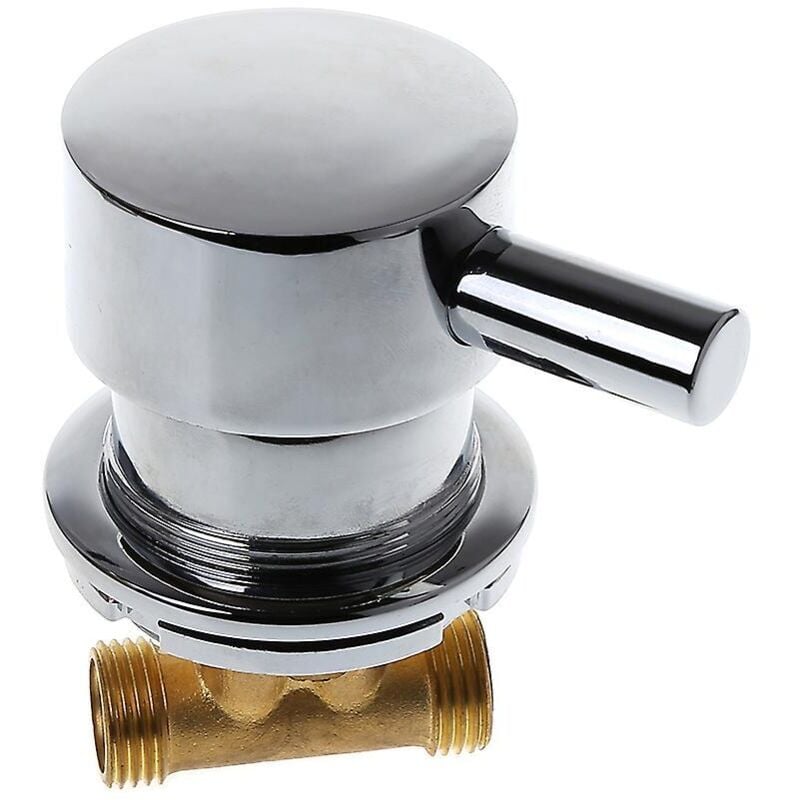 Mitigeur Cabine de Douche mélangeur de vanne de mélange d'eau froide chaude robinet de sortie deux en un G1/2 'pour la salle de douche