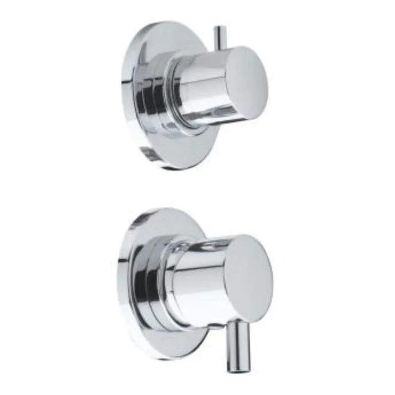 Mitigeur chromé pour cabine de douche 3 fonctions