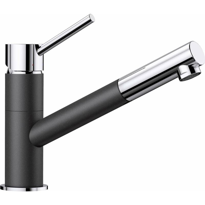 Les Tendances - Blanco Kano s - Robinetterie d'évier avec douchette extractible, anthracite/chrome 525038
