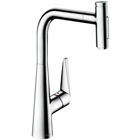 Mitigeur cuisine douchette extractible HANSGROHE Talis Select M51 220 2 jets sBox chromé