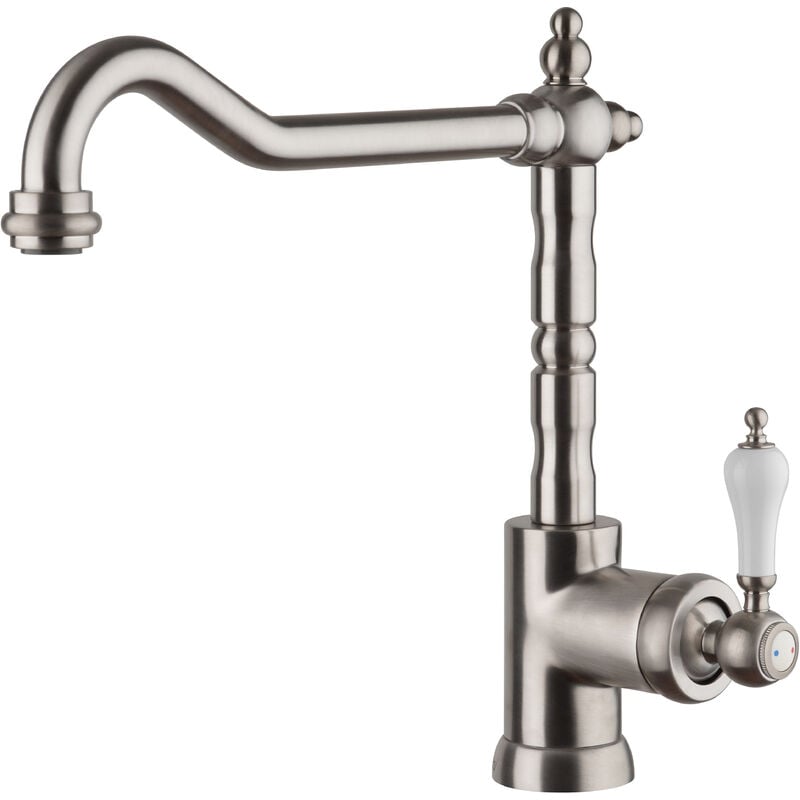 Mitigeur cuisine duomo pvd Gris acier