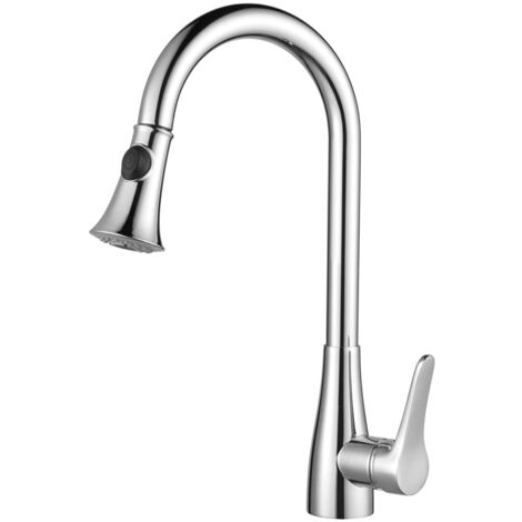 Mitigeur cuisine EBRE douchette extractible Chrome