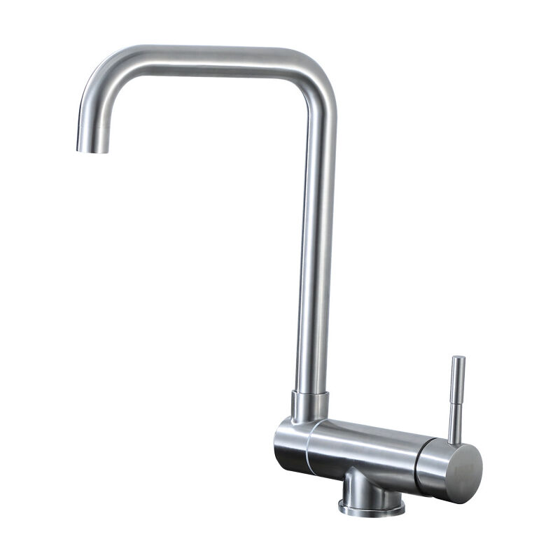 Shining House - Mitigeur Cuisine Rabattable Pivotant à 720°, Robinet Mitigeur Evier Acier Inox 304 à Eau Chaude et Froide pour Cuisine,335225mm