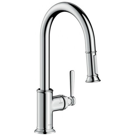 Mitigeur douche Douchette à main anticalcaire avec support orientable et  flexible satin - TRES 107167