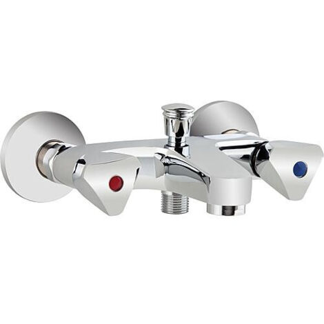 Mitigeur de baignoire 2 poignées ETOU chrome saillie 105mm