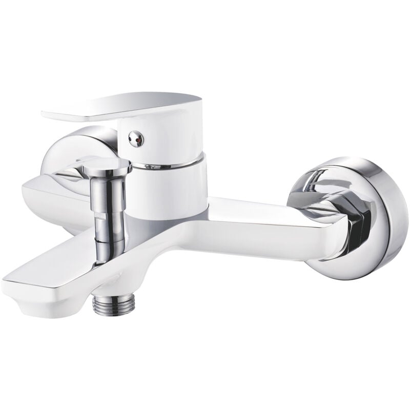 Mitigeur de baignoire blanc Artic