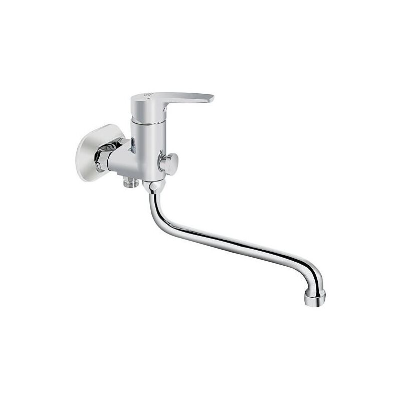 Mitigeur de baignoire Heinrichschulte Alpha 350, chromé