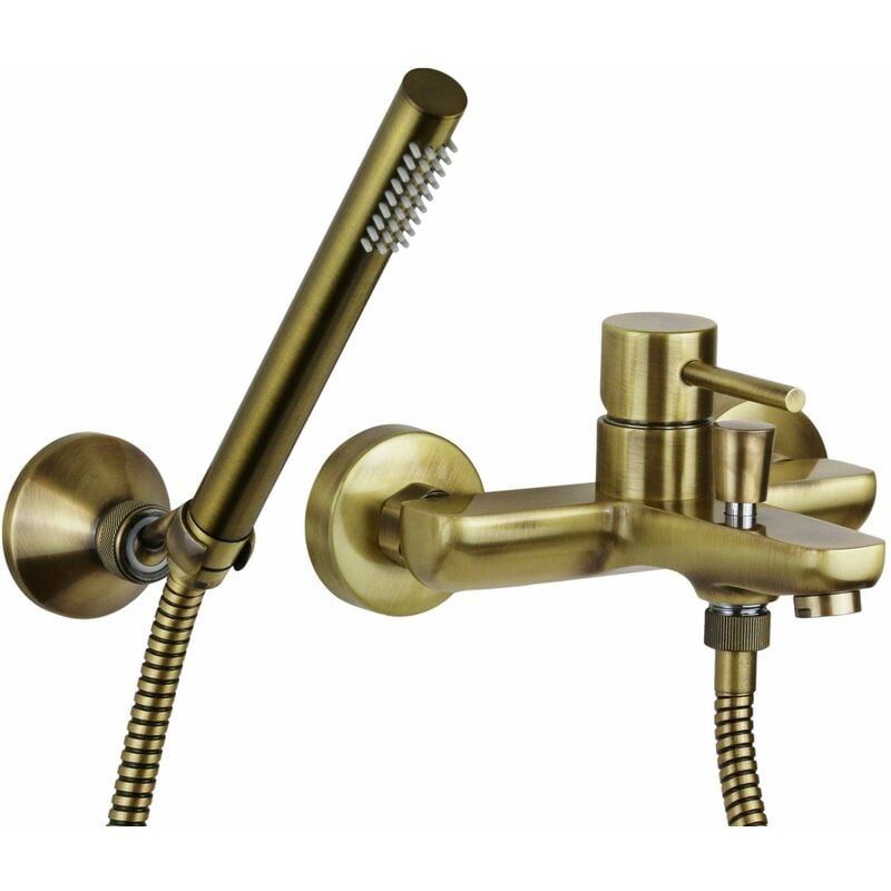 Mitigeur de bain externe de couleur bronze Pollini Jessy mxvamcmmcoa Bronze
