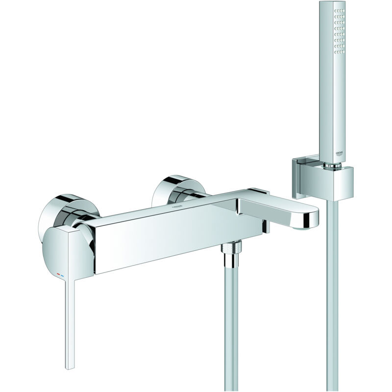 Mitigeur de bain Grohe Plus, dn 15, mural, 2 consommateurs, avec