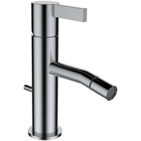 Mitigeur de bidet KARTELL avec robinet de vidange en acier inoxydable LAUFEN PVD
