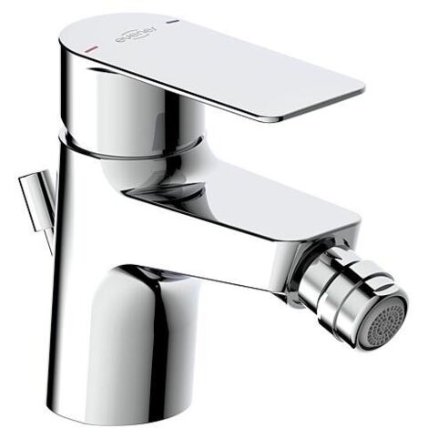 Mitigeur de bidet Nomoro, saillie 116 mm avec garniture d’écoulement chrome