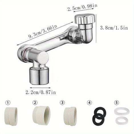 Mitigeur de cuisine 1pc Filtres À Eau De Robinet Distributeur Tête De Pulvérisation De Robinet Universelle Tête De Pulvérisation De Robinet En Plastique Pour Accessoires D'évier De Cuisine De Salle De