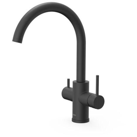 Mitigeur de cuisine 2 voies Noir mat - TRES 23045302NM