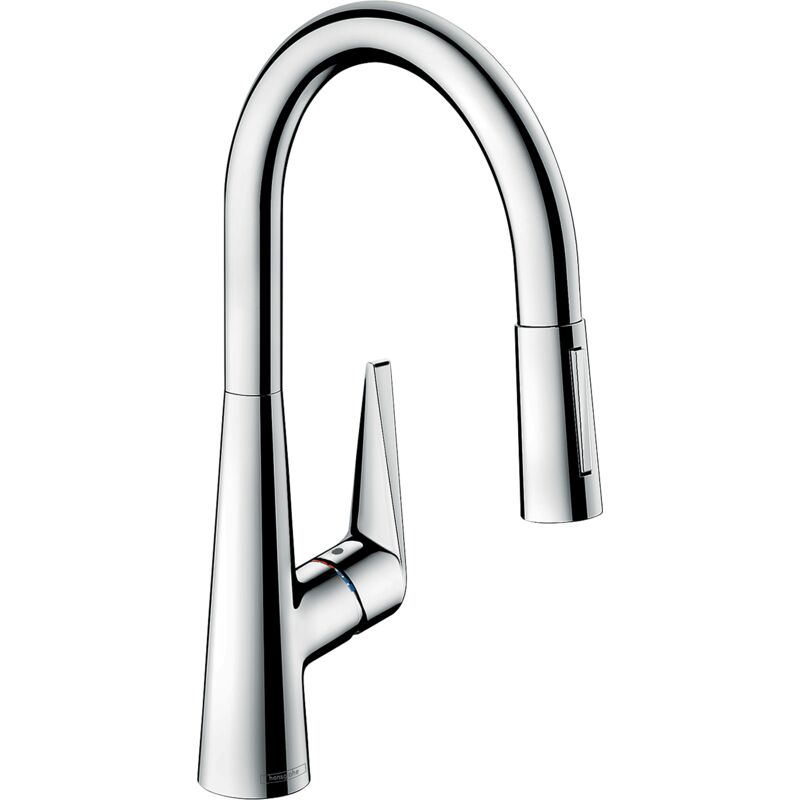 Hansgrohe - Talis s 200 Mitigeur cuisine avec douchette extractible chromé 72813000