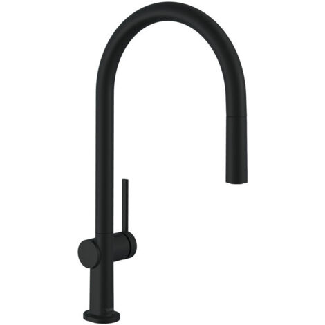 mitigeur de cuisine 210,avec douchette extractible 1 jet, sBox noir mat