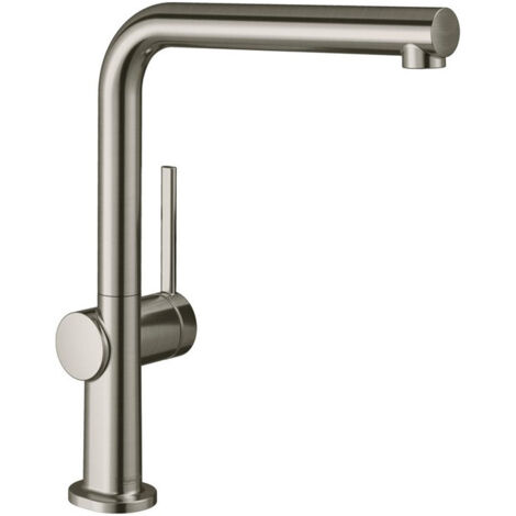 mitigeur de cuisine 270, 1 jet aspect acier inox