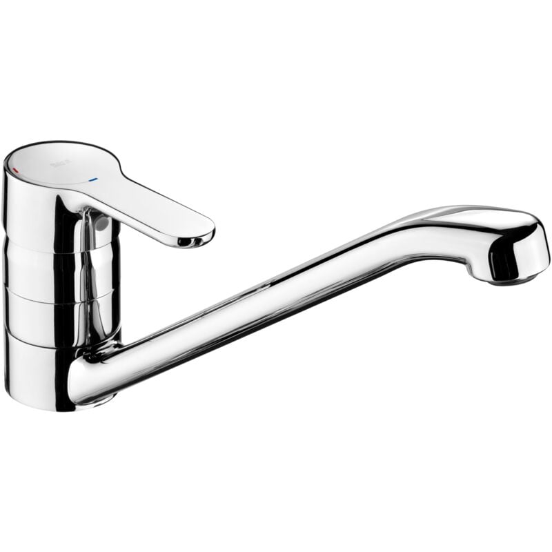 A5A8909C00 L20 Grifo Monomando Fregadero Caño Giratorio Bajo Cromo - ref: A5A8909C00 - Roca