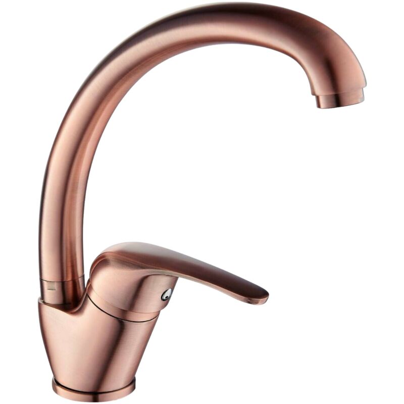 Mitigeur de cuisine couleur cuivre