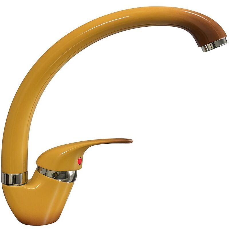 Mitigeur de cuisine couleur marron