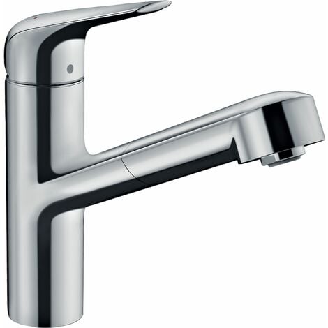 Mitigeur de cuisine HANSGROHE Focus M42 avec douchette extractible - 1 jet