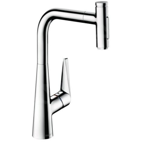 Mitigeur de cuisine HANSGROHE Talis Select M51 avec douchette extractible, 2jet chromé - 72823000