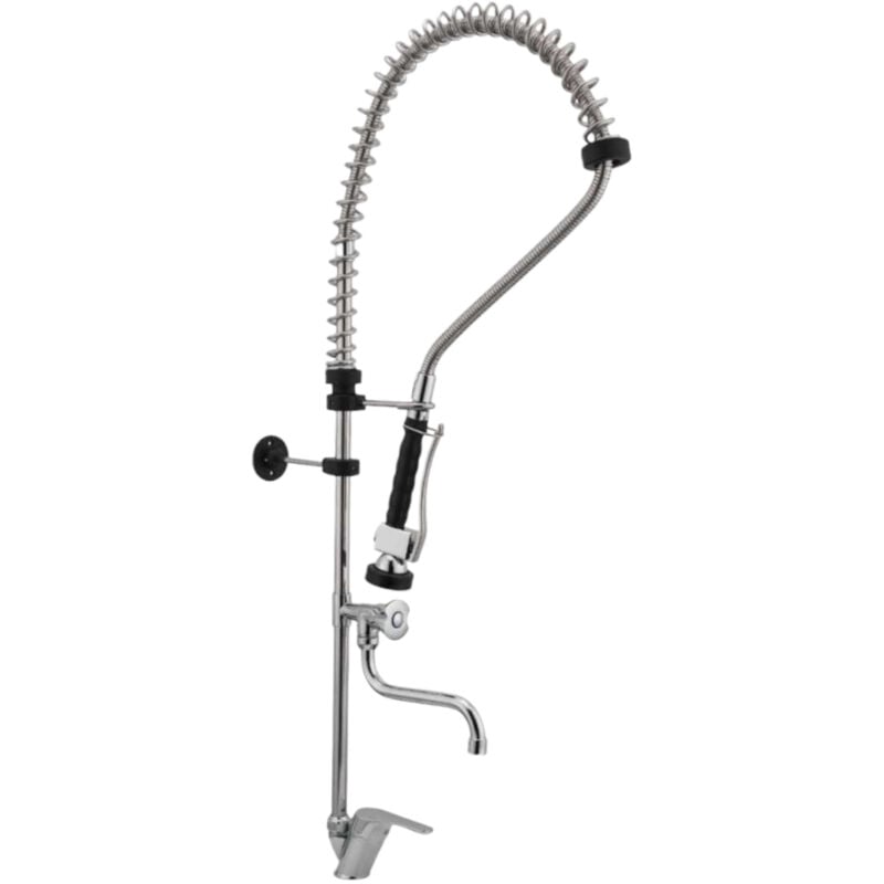 Bagnoclic - Mitigeur de cuisine industriel professionnel complet en laiton