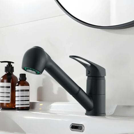 ZAMERY Robinet Cuisine doré Brossé, Mitigeur Cuisine Avec Douchette Extractible Pivotant à 360° d'Évier à Arc Élevé Pulvérisateur Escamotable 2 Modes Froid & Chaud Disponible, Acier Inoxydable