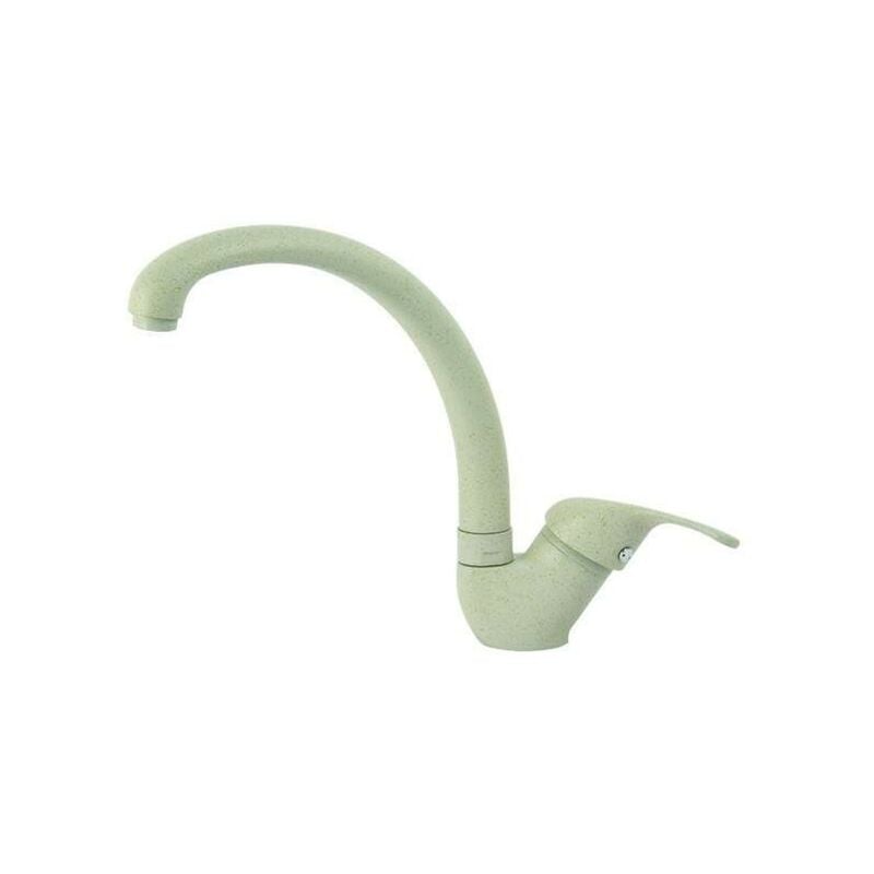Mitigeur de cuisine traditionnel avec bec orientable, couleur granité d'avoine Gattoni Giove 0210/PCBB Avoine Granit