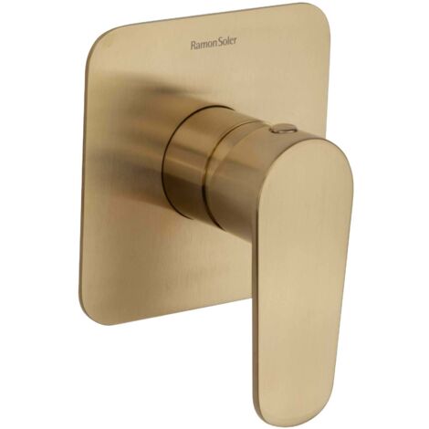 Mitigeur de douche à encastrer 1 voie ALEXIA, Or Brossé - 361801SOC