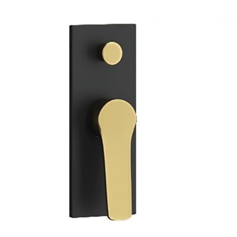 Mitigeur de douche à encastrer ANDARE avec inverseur-Chrome noir et bronze---Chrome noir et bronze