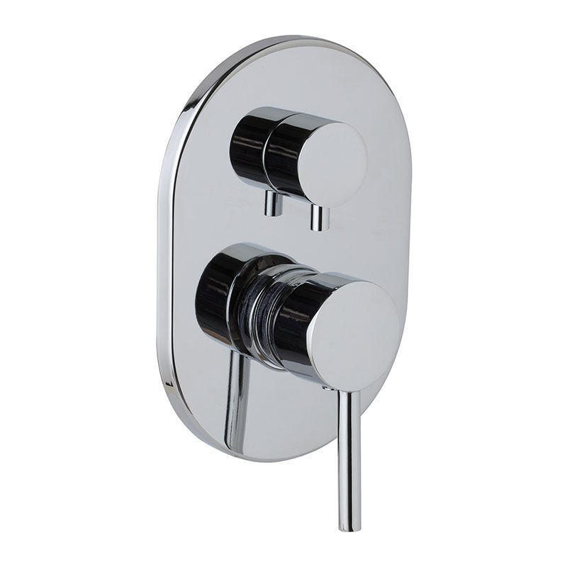 Mitigeur de douche chromé avec inverseur