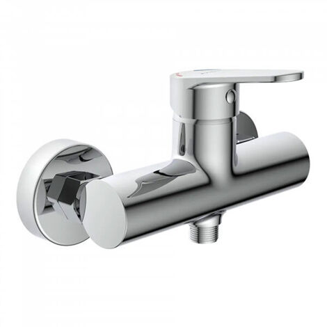 Mitigeur de douche chromé - Robinet monocommande - Système en castré - MIT/FUT/DOU/CRO