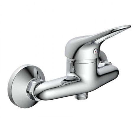 Mitigeur de douche chromé - Robinet monocommande - Système en castré - MIT/POR/DOU/CRO