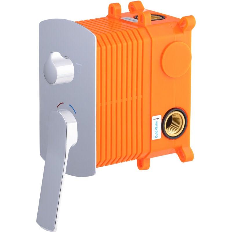 Mitigeur de douche mécanique encastrable NAZKA by Eurosanit Chromé