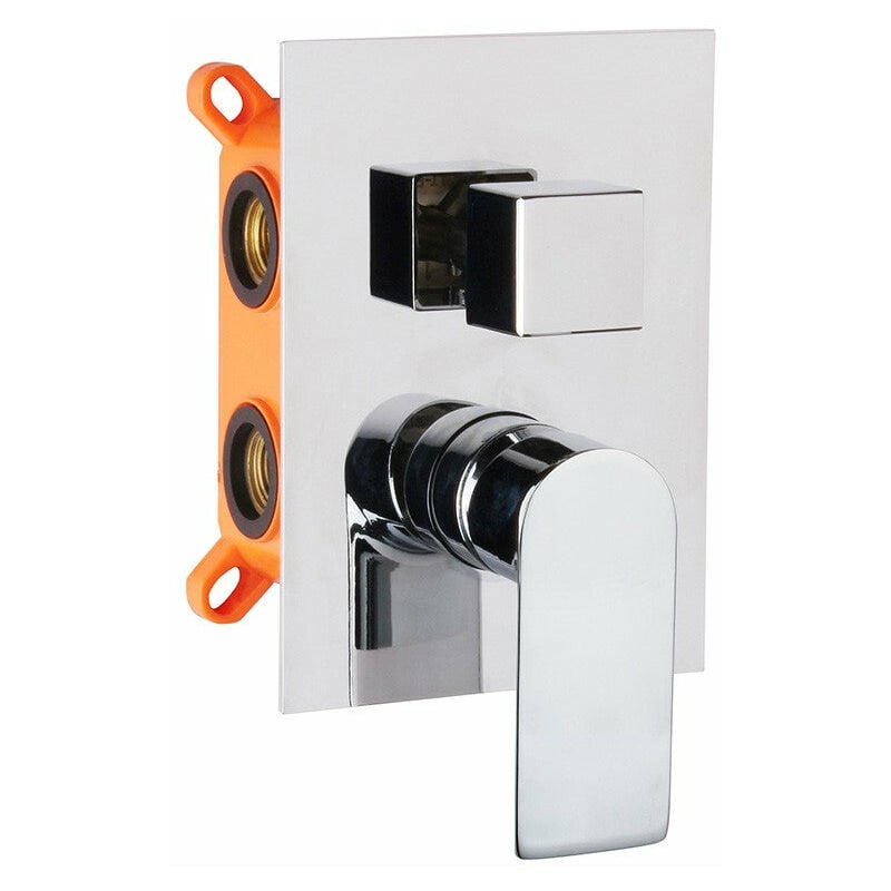 Mitigeur de douche encastré 2 voies complet, moderne