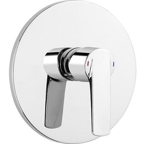 Mitigeur de douche encastré Heinrichschulte Alpha 300, rosace Ø 178 mm, chromé